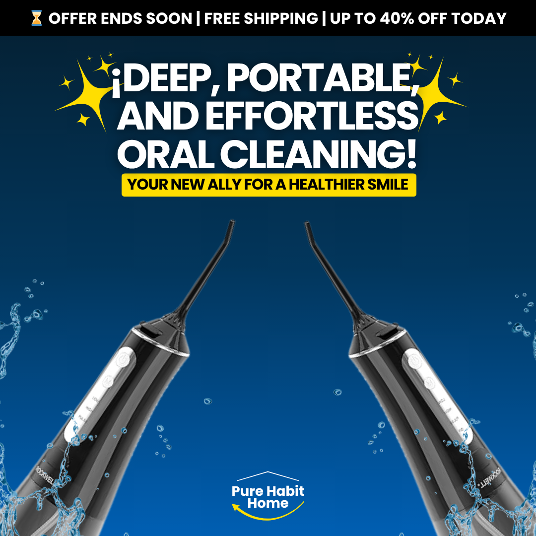 Water Flossers for Teeth Dental Oral Irrigator Cordless Rechargeable for Braces for Travel Teeth Cleaning 5 Cleaning Modes