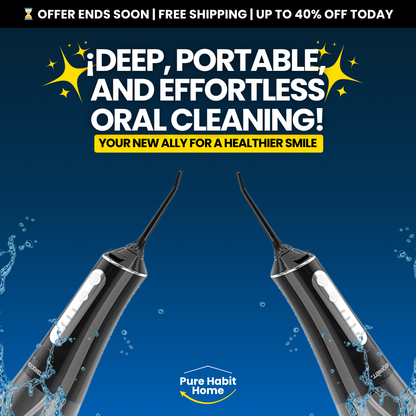 Water Flossers for Teeth Dental Oral Irrigator Cordless Rechargeable for Braces for Travel Teeth Cleaning 5 Cleaning Modes