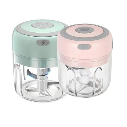 250Ml Electric Mini Garlic Chopper for Summer, USB Rechargeable Garlic Masher Machine, Modern Design Portable Vegetable Crusher