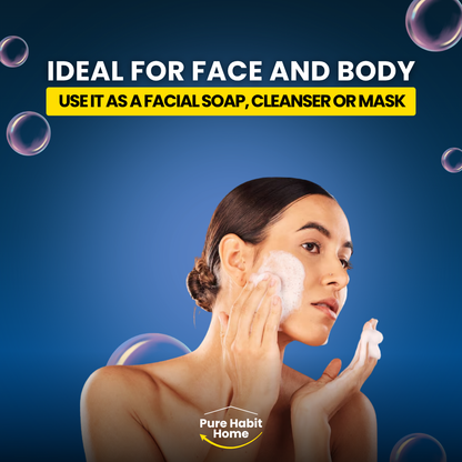 100G Turmeric Hand Made Soap, Lemon Kojic Acid Soap, Shower and Facial Soap Deep Cleaning for Face Body Skin Care