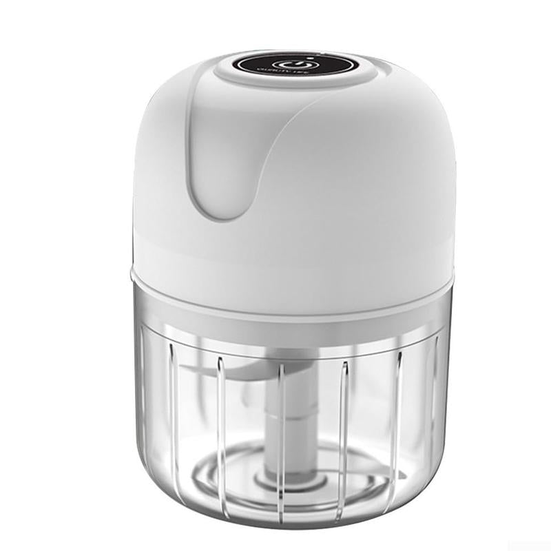 The Culinary Expert Electric Garlic Chopper 250ML USB Rechargeable Mini Food Processor for Garlic Ginger Chili Vegetables Bpa-Free Durable Design