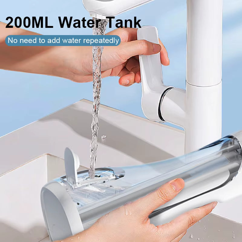 Teeth Water Flosser Electric Oral Irrigator Portable Home Dental Cleaning Teeth Rechargeable Waterproof Tartar Removal Tool