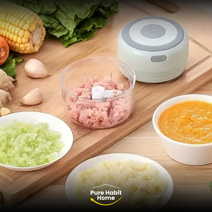 Electric Mini Food Chopper, Rechargable Small Food Processor 250Ml