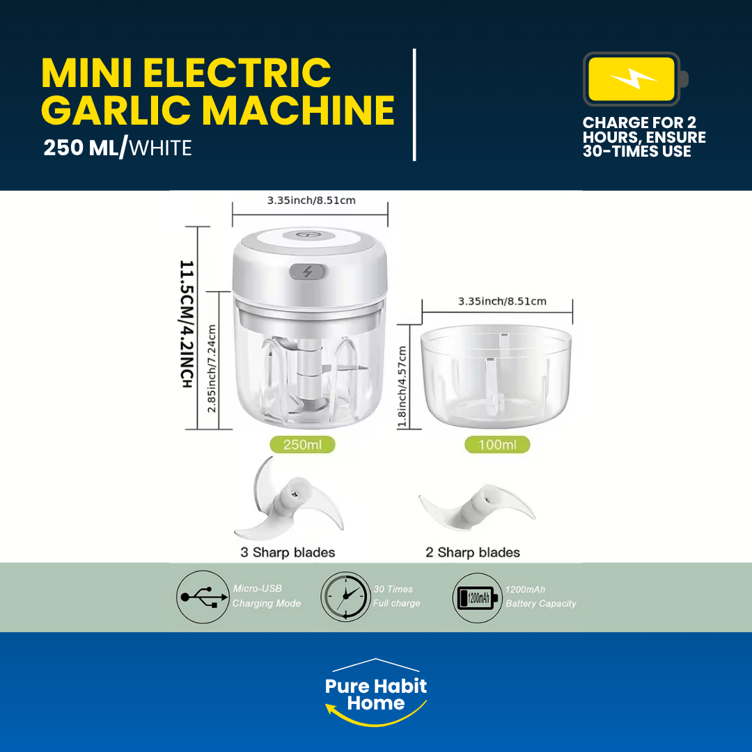 POWERFUL ELECTRIC CHOPPER 250 ML