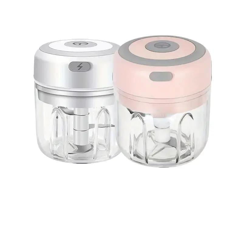 250Ml Electric Mini Garlic Chopper for Summer, USB Rechargeable Garlic Masher Machine, Modern Design Portable Vegetable Crusher